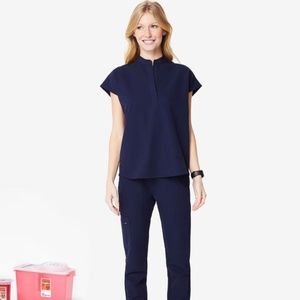 Figs Scrub Set- Navy